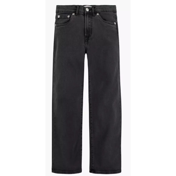 Levi's Baggy '94 Jeans  Girls Relaxed Fit Straight Leg Size 12 Washed Black NWT - Picture 2 of 4